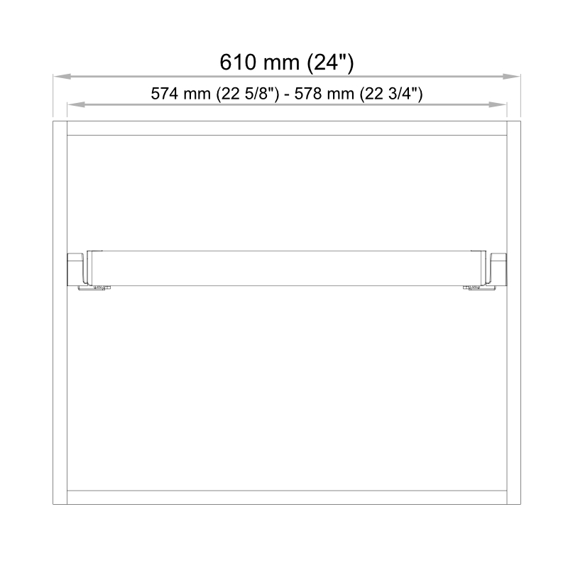 Boite de rangement pour accessoires divers BV2.0 brun 24"