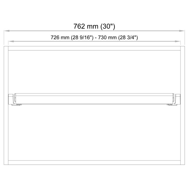 Boite de rangement pour accessoires divers BV2.0 brun 30"