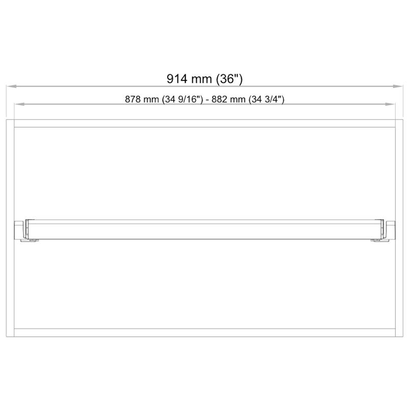 Boite de rangement pour accessoires divers BV2.0 brun 36"
