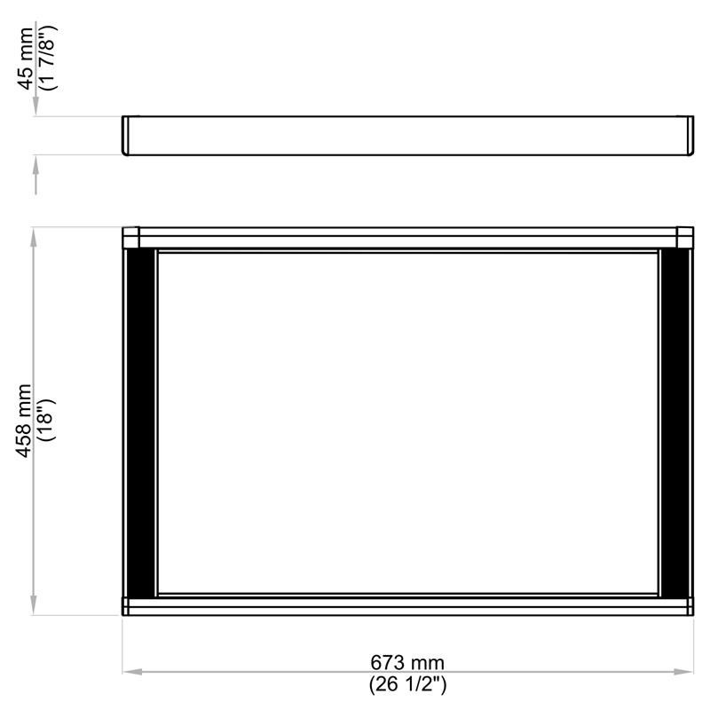 BV2.0 Brown multi storage box 30''