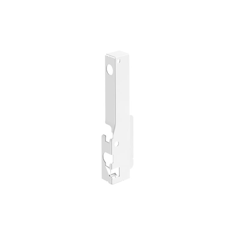 InnoTech Atira inset drawer front fixing bracket H144 white, left