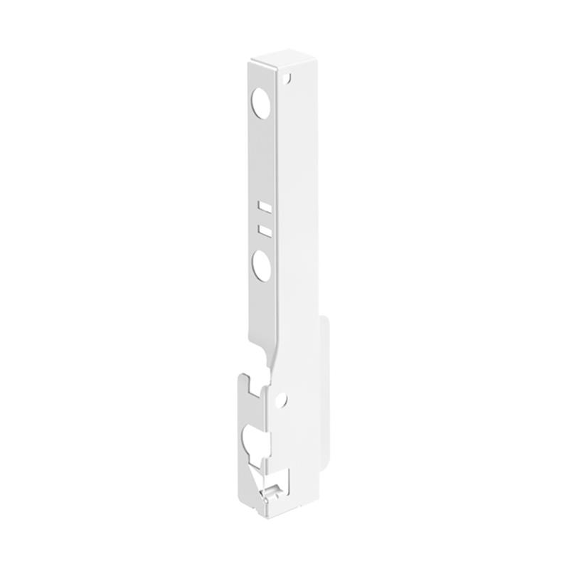 InnoTech Atira inset drawer front fixing bracket H176 white, right