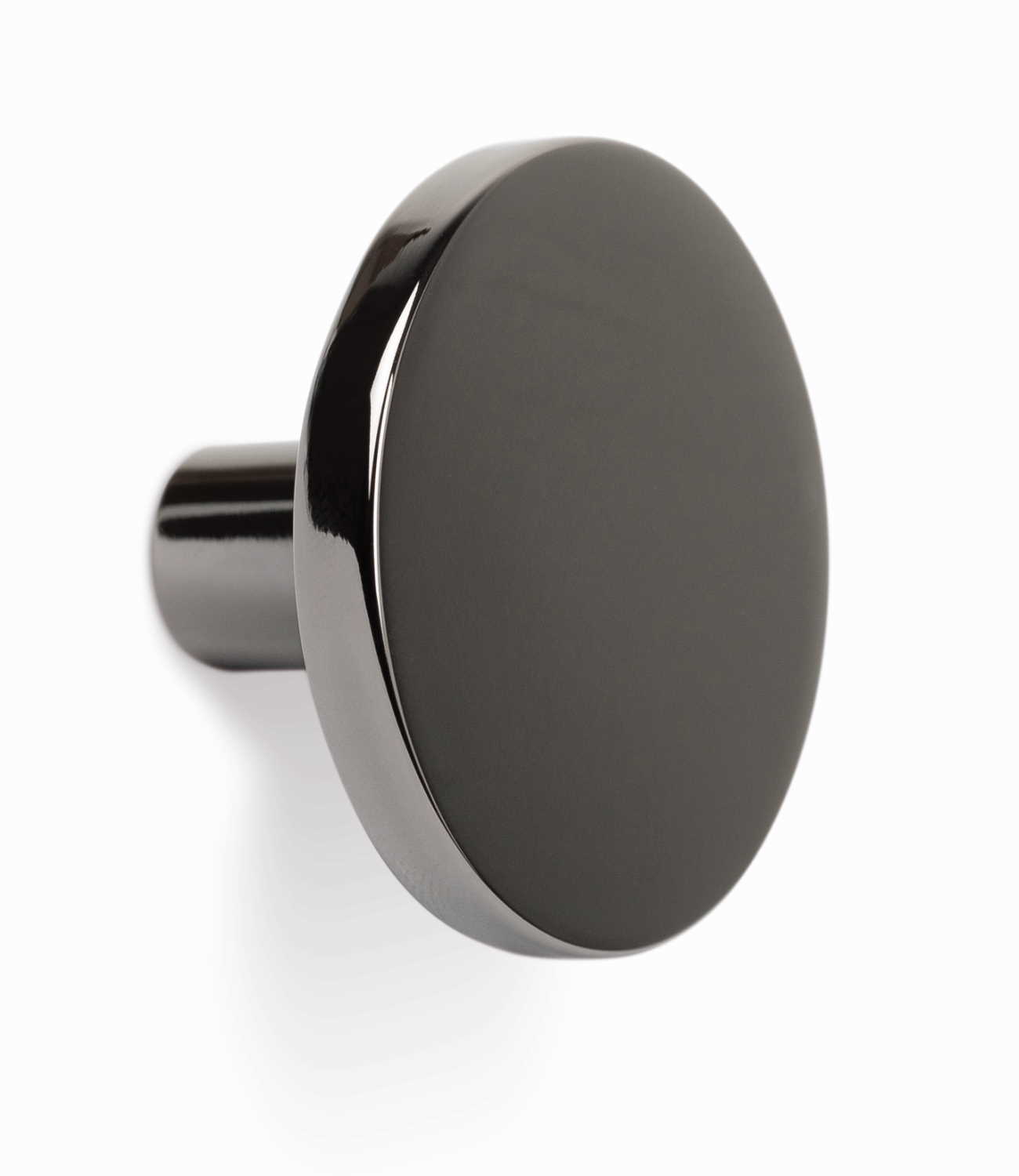 Bouton COMO V0168 noir poli 26 mm