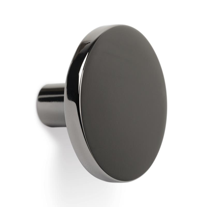 Bouton COMO V0168 noir poli 26 mm