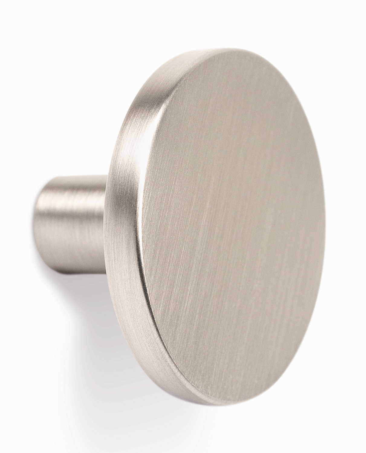 Bouton COMO V0168 nickel brossé 26 mm