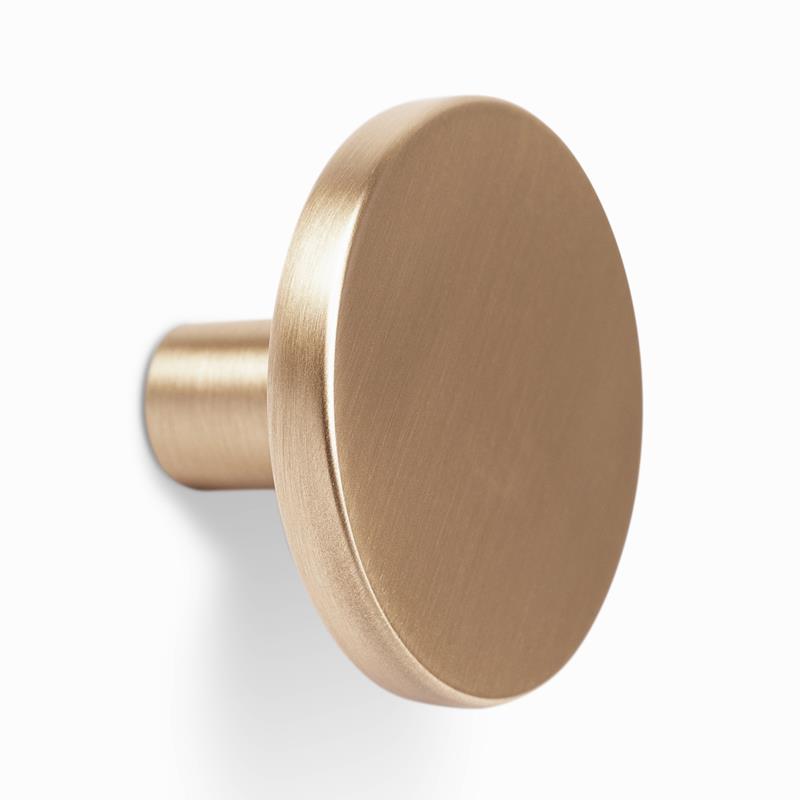Bouton COMO V0168 laiton cava brossé 26 mm