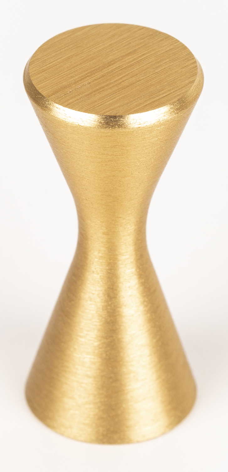 Knob DIABOLO V0497 dark brushed brass 14 mm