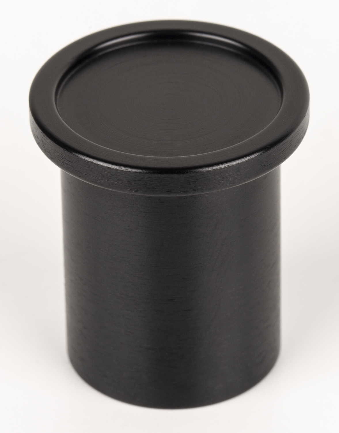 Knob ROUND V0499 brushed black 25 mm