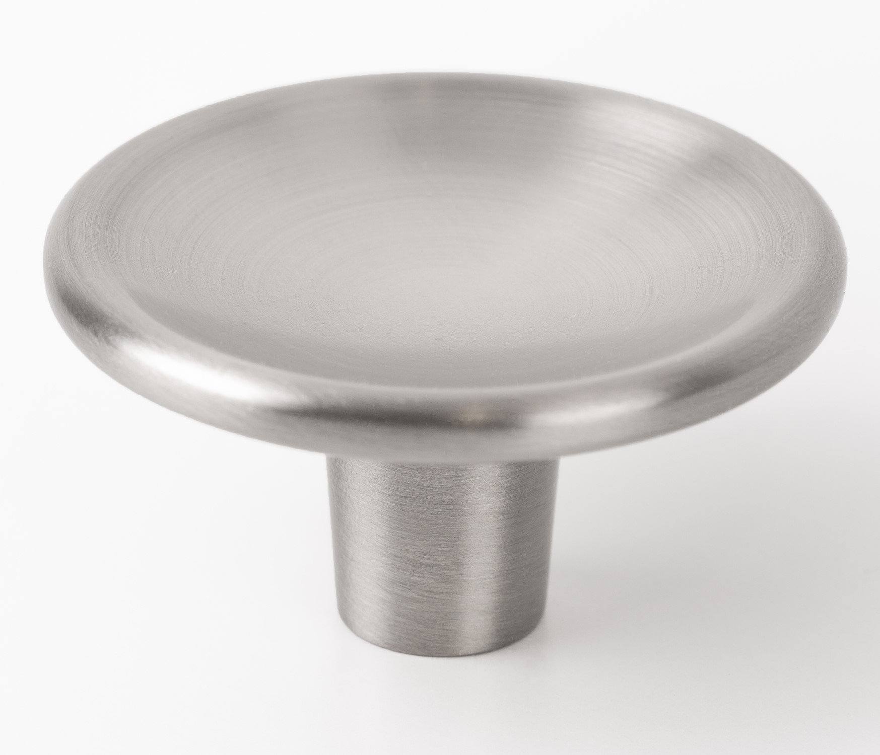 Bouton DISC V0530 nickel brossé 38 mm