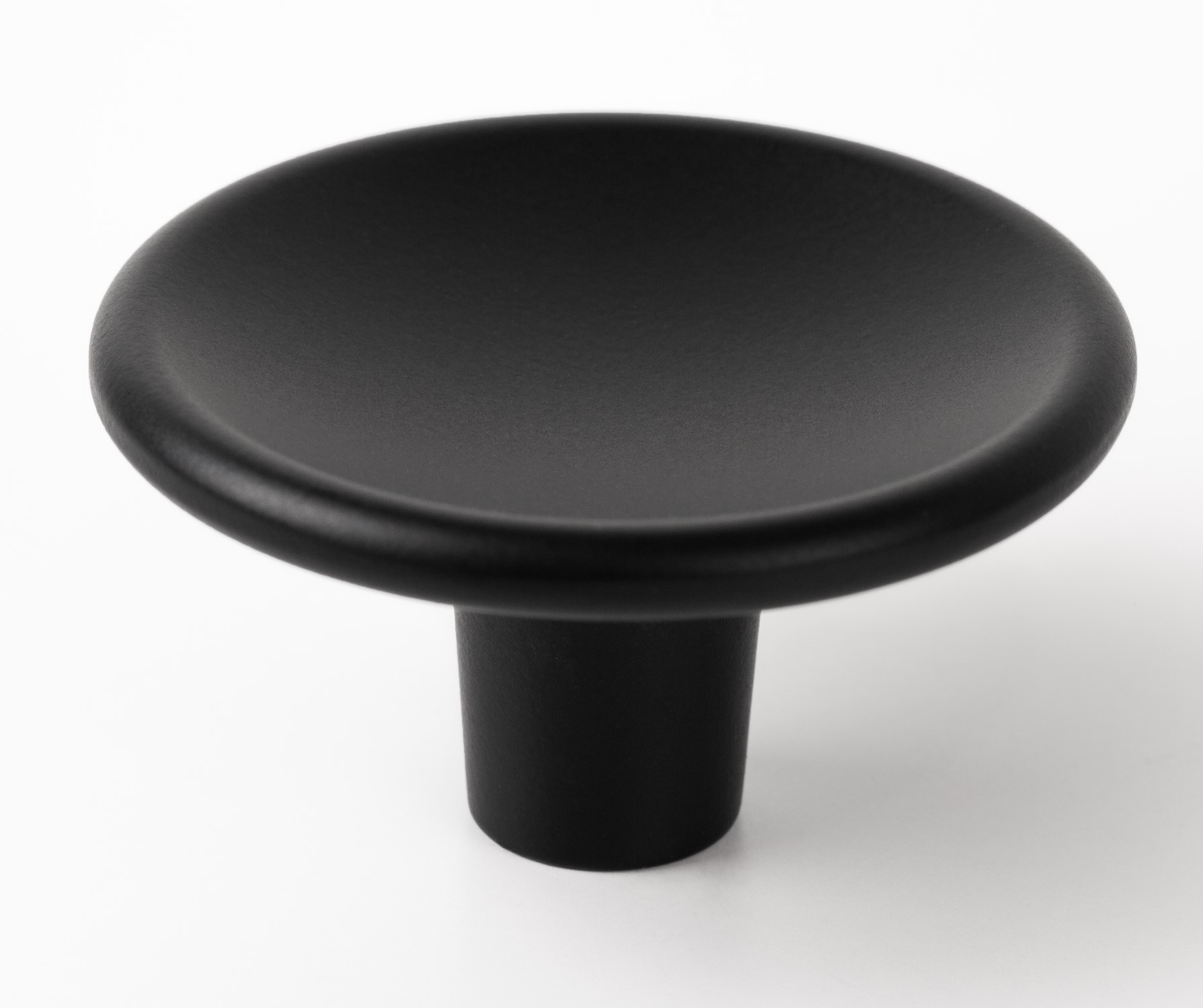 Knob DISC D38 matte black 38 mm