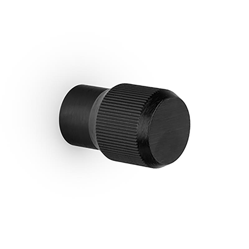 Image Bouton BROOKLYN V0676 noir brossé 20 mm