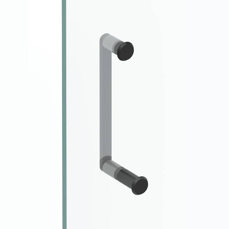 Image Bouton douche FASE V0713 noir brossé 23 mm