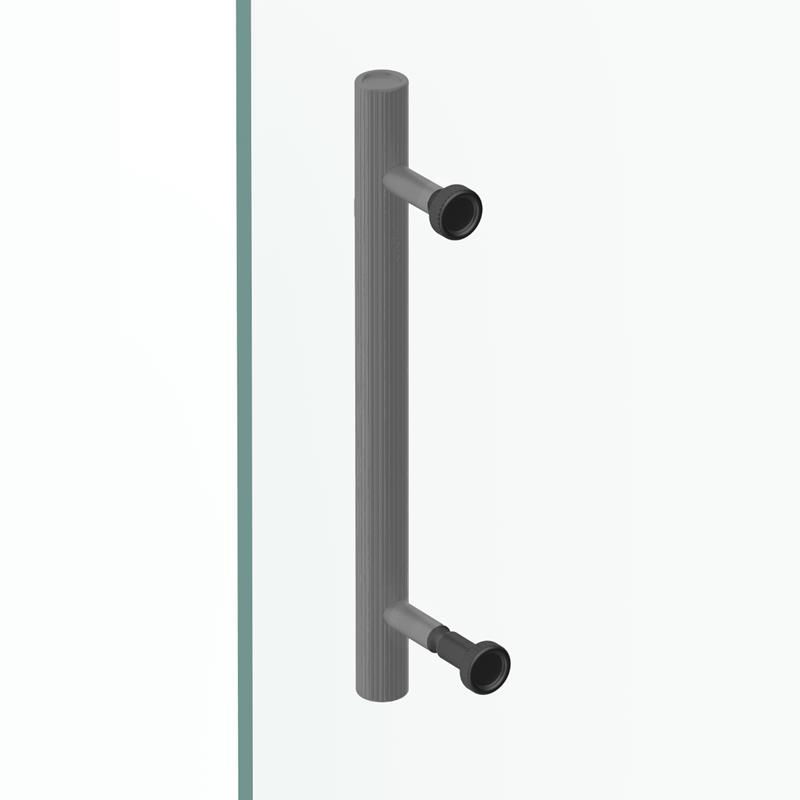 Image Bouton douche BOTO V0719 noir brossé 18 mm