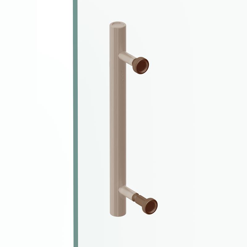 Image Bouton douche BOTO V0719 bronze brossé 18 mm