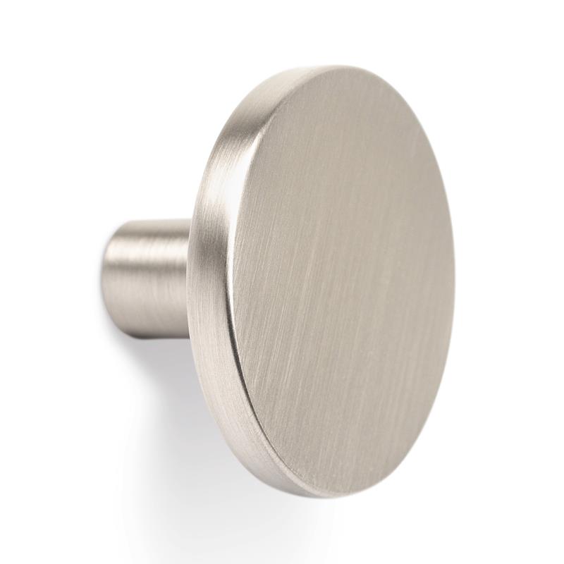 Bouton COMO V0168 nickel brossé 26 mm
