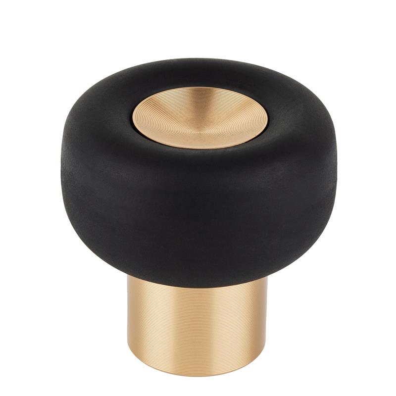 Door stopper BUGGY V8003 brushed brass cava 47 mm