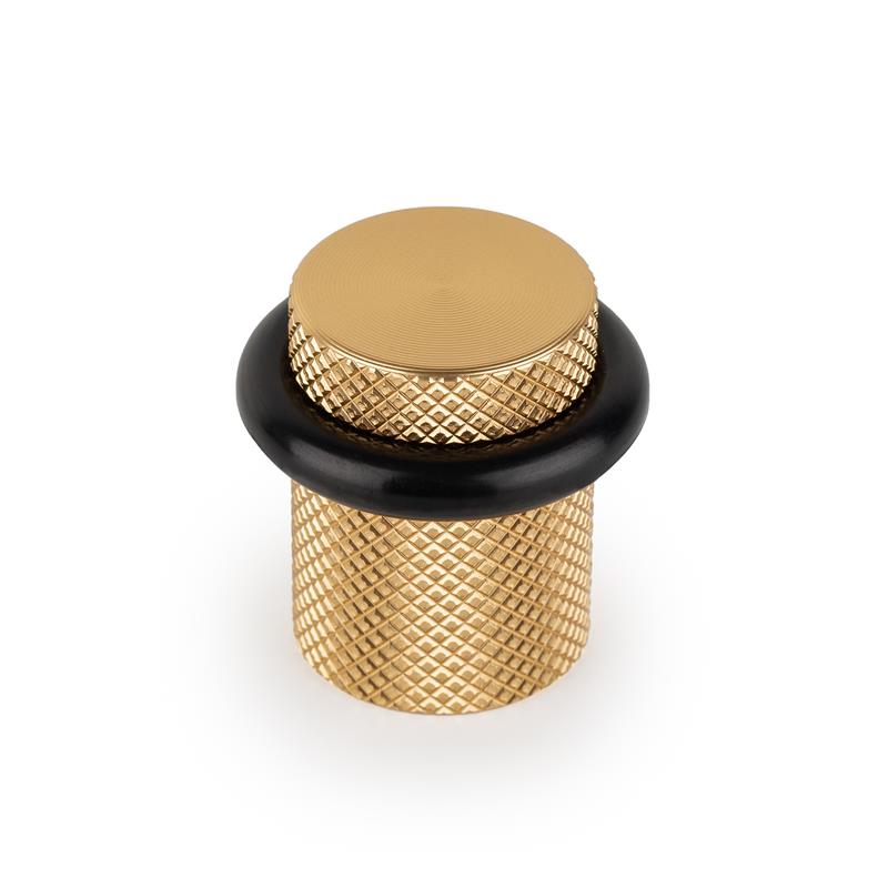 Door stopper GRAF V8009 brushed brass 27 mm