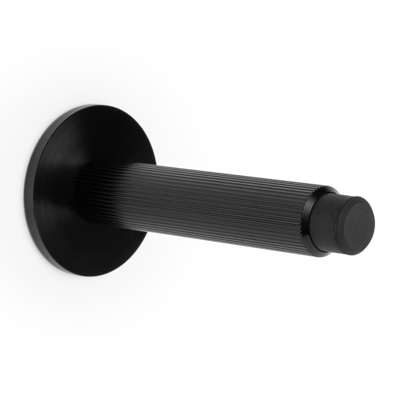 Butée de porte ARPA mur V8013 noir brossé 50 mm