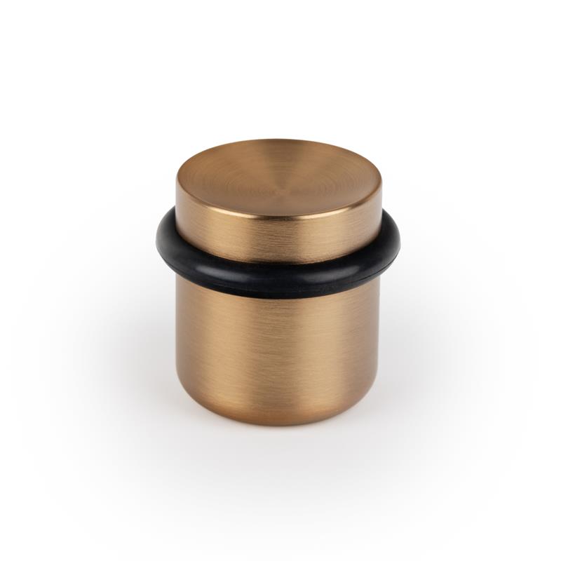 Butée de porte LUV V8017 laiton cava brossé 36 mm