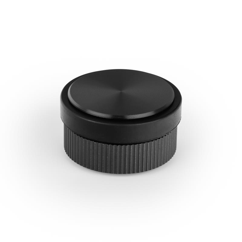 Butée de porte BROOKLYN V8021 noir titane 62 mm