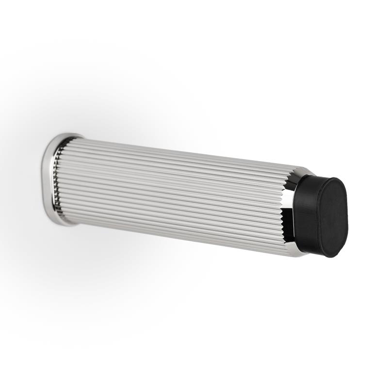 Butée de porte BROOKLYN WALL V8022 nickel poli 103 mm