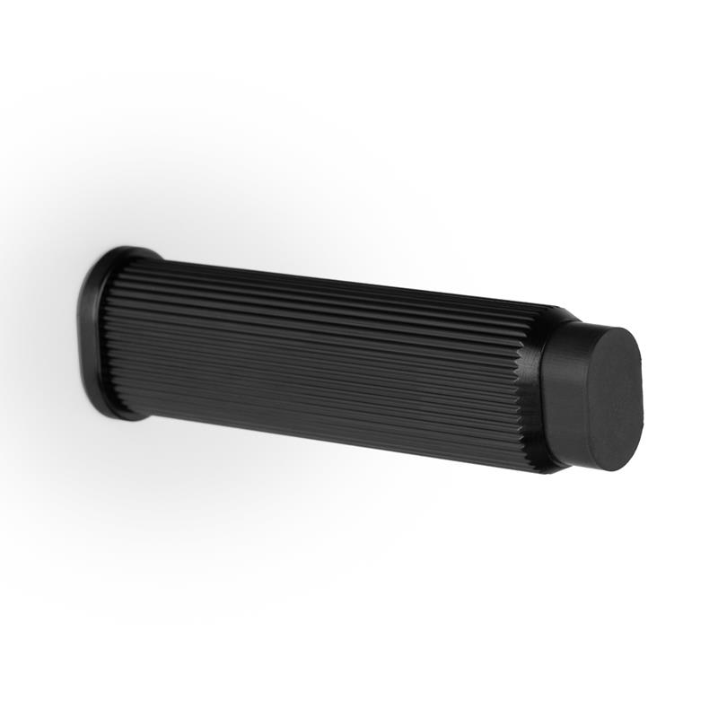Butée de porte BROOKLYN WALL V8022 noir brossé 103 mm