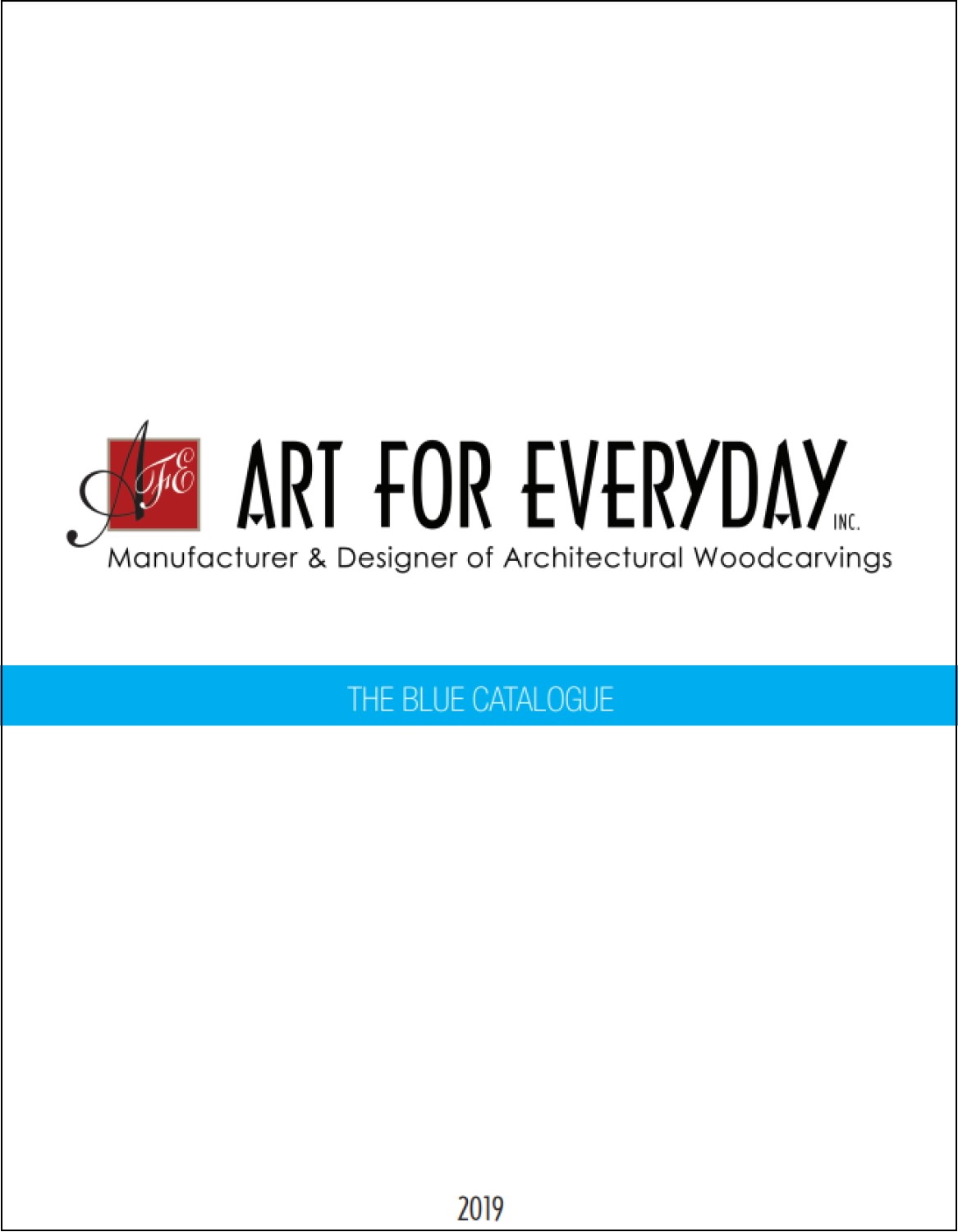 Catalogue Bleu - Art For Everdyday