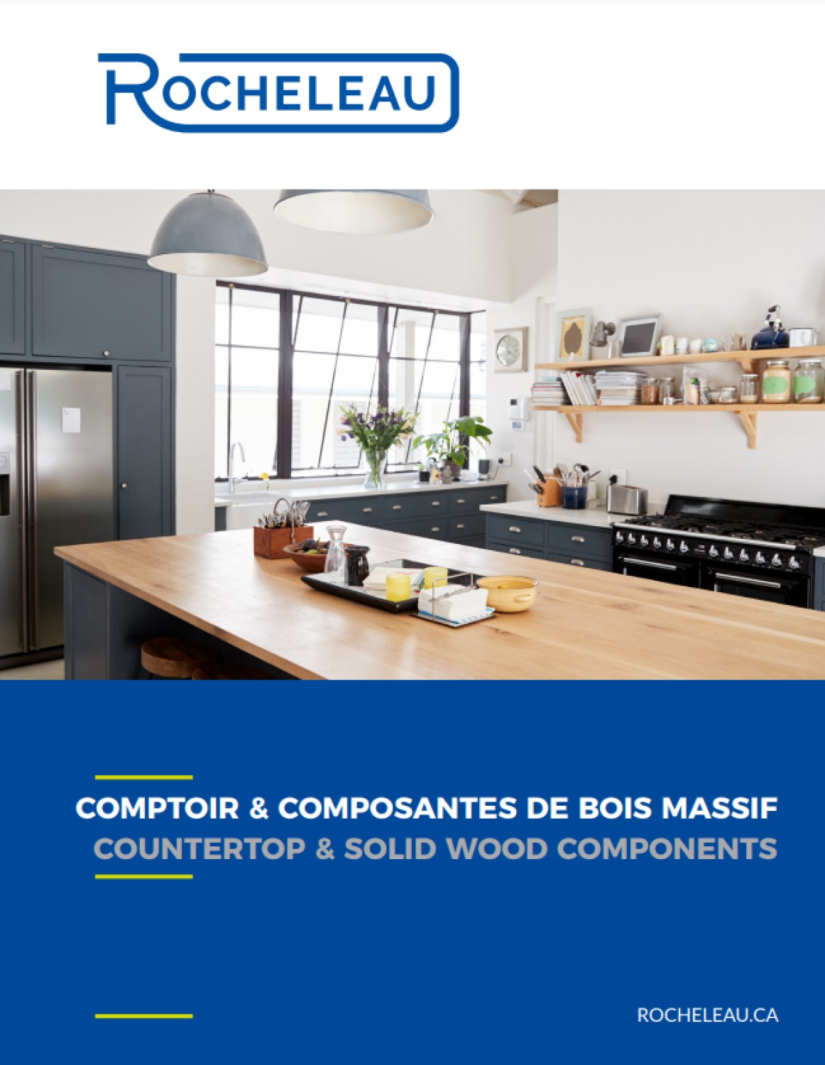 Catalogue comptoir et composantes de bois massif