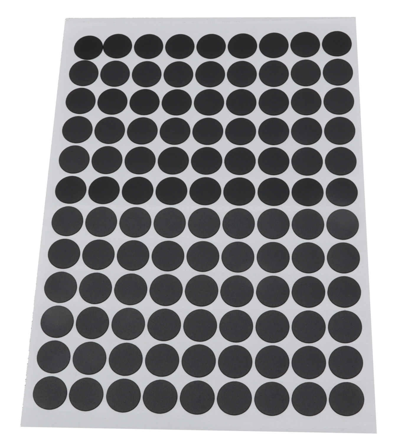 Adhesive PVC screw cover, textured black