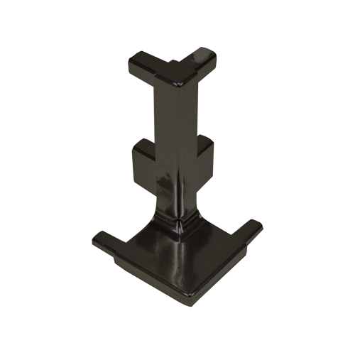 Outer 90° corner Laguna Gola profile 682A. Matte black finish