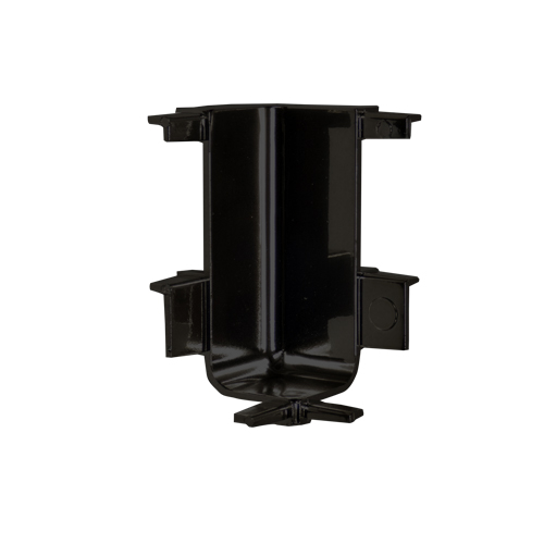 Inner 90° corner Laguna Gola profile 682A. Matte black finish