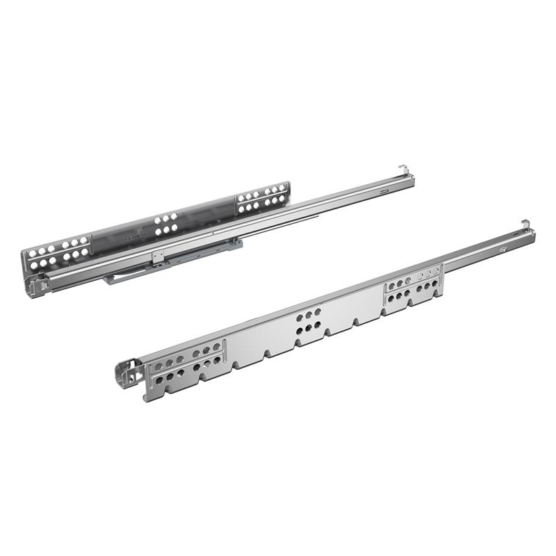 Coulisse à sortie partielle Quadro 25 2D   S (25 kg) avec  Push to open,   300 mm,   à gauche et à droite