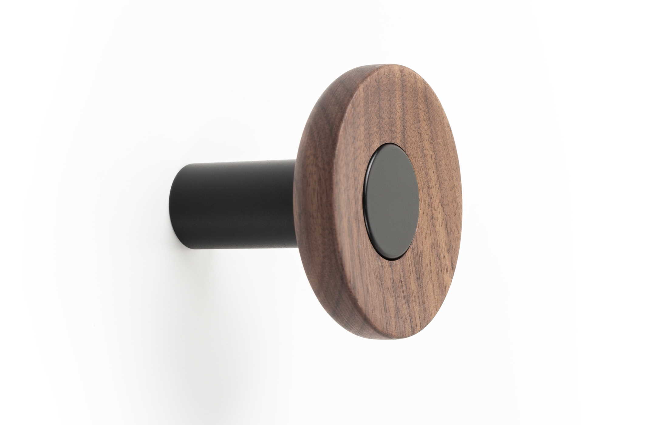 Hook ZOOT V7001 matte black/walnut 60 mm