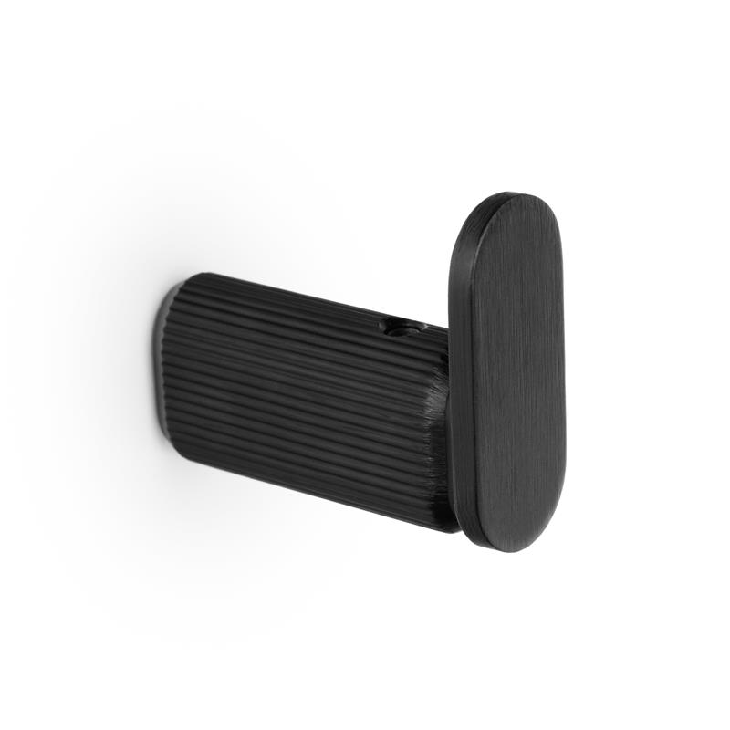 Hook BROOKLYN V7045 brushed black 40 mm