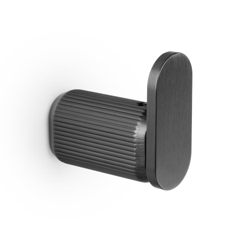 Hook BROOKLYN V7045 titanium black 70 mm