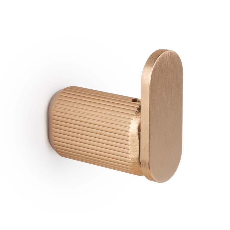 Hook BROOKLYN V7045 brushed brass cava 70 mm