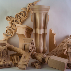 Image Decorative wood components