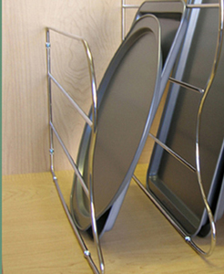 Baking sheets wire tray divider chrome finish 12"