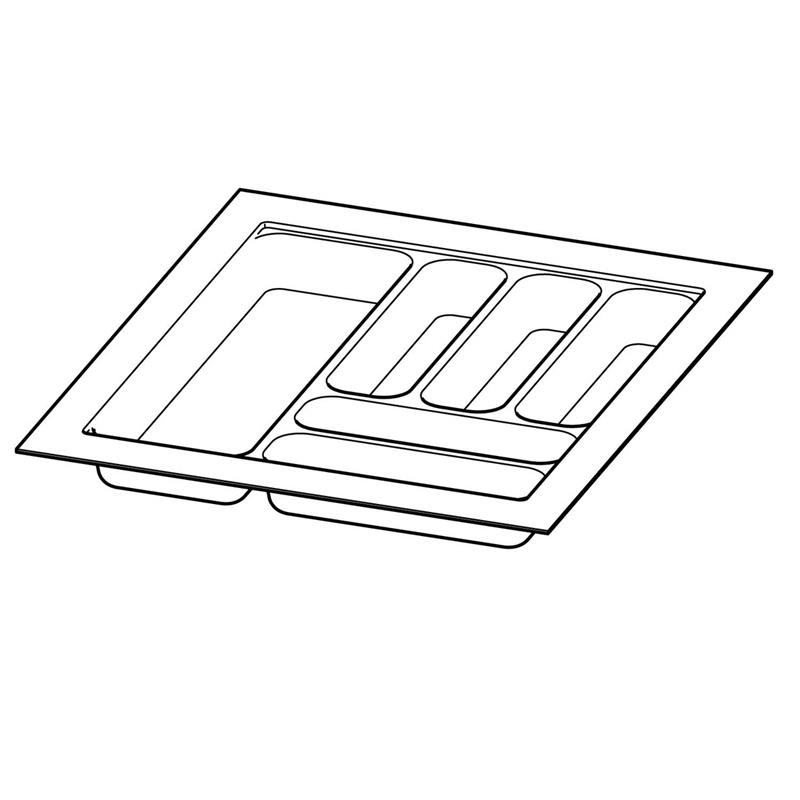 Diviseur OrgaTray 440 anthracite 451 - 500 mm