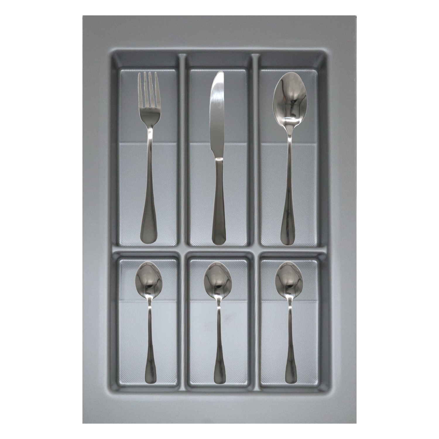 Nick cutlery drawer divider textured anthracite