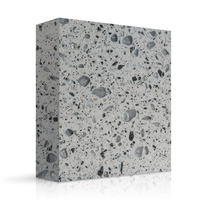 Meganite sample 932S Mottled Gray 6'' x 8''