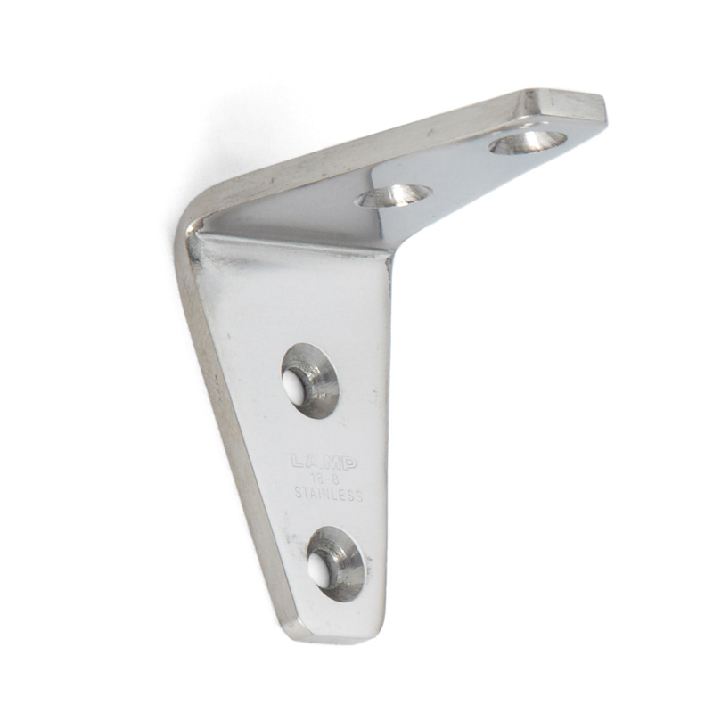 Triangular bracket 40 x 40 mm stainless steel