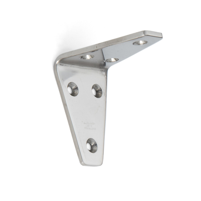 Triangular bracket 55 x 55 mm stainless steel