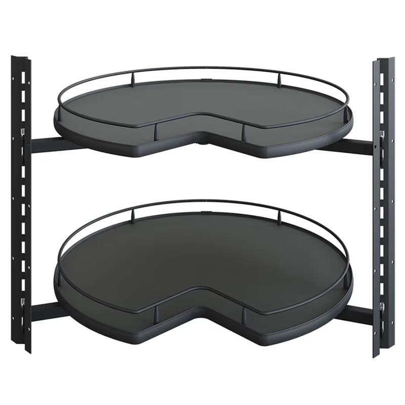 Kidney rotating shelves - 28-3/8'' - Lava