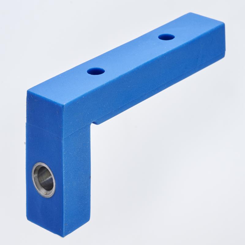 BlueJig Quadro Start drilling jig for wooden back drawer panel