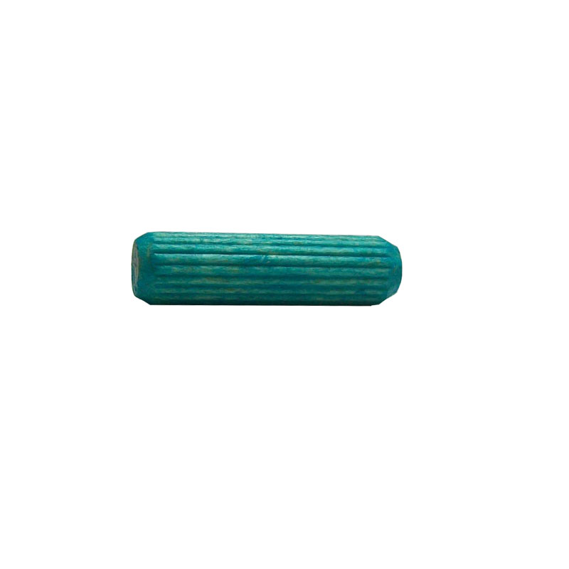 8.2mm x 30mm  Pre-glued green wooden dowel