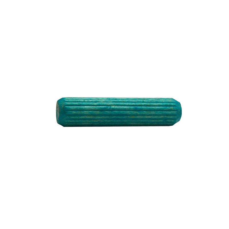 Goujon de bois 8mm x 35mm encollé vert