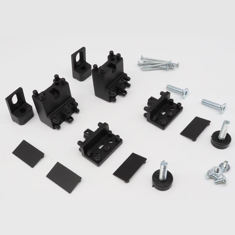 Hardware kit for assembling LOOP system black matte