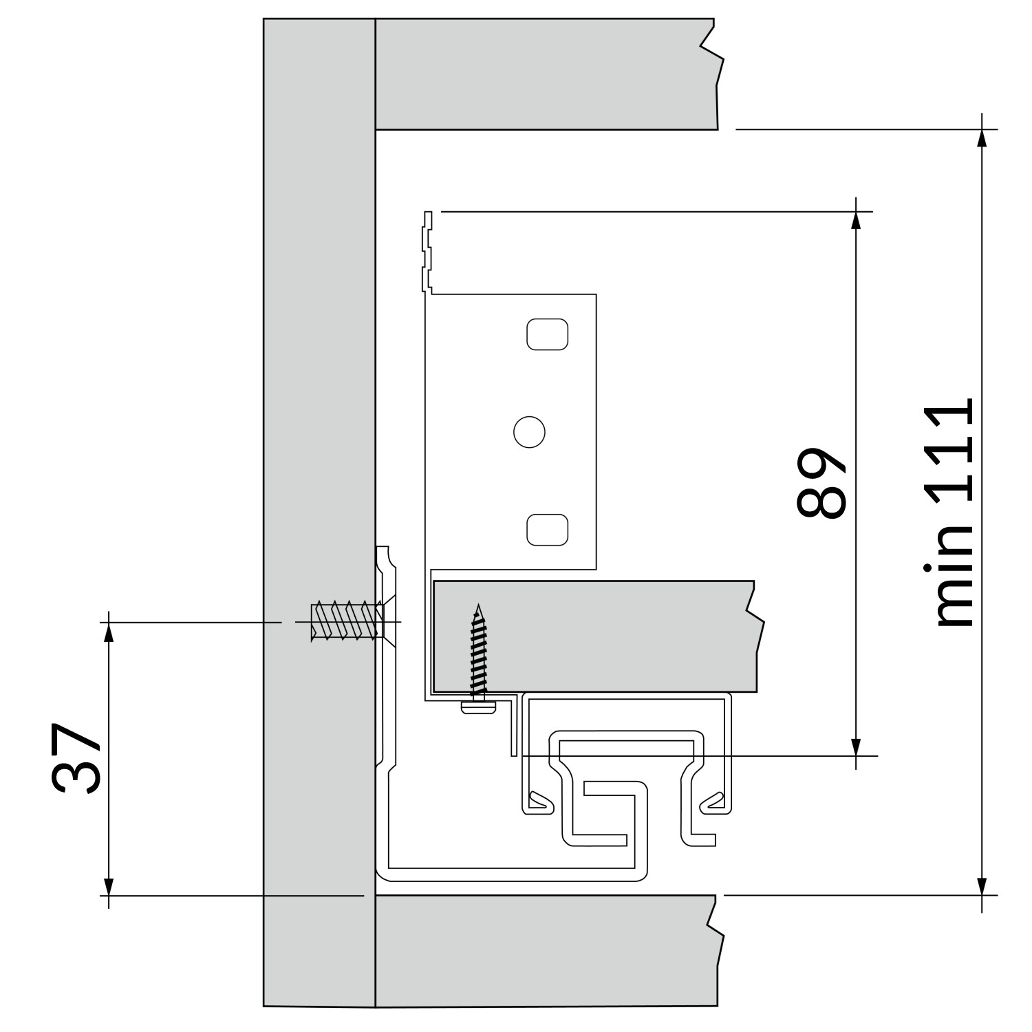 front implantation