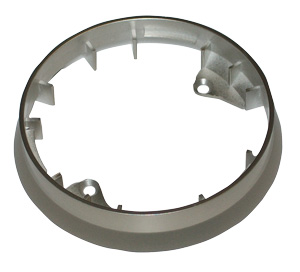 Nova Plus round spacer brushed steel - surface mounted